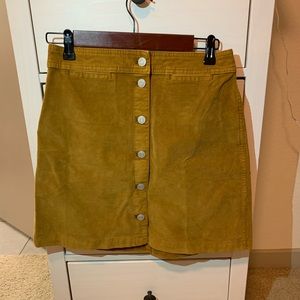 Corduroy skirt